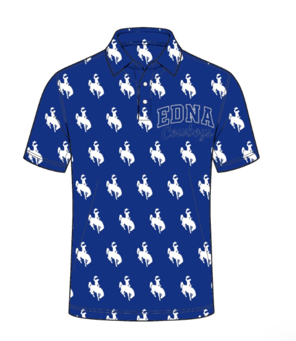 Boys Edna half button shirt
