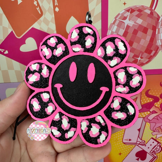 Pink cheetah flower