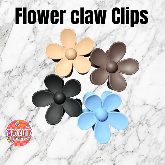 Flower Claw Clips