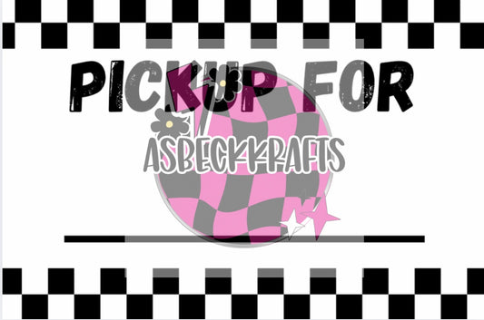 Checkered pickup Labels