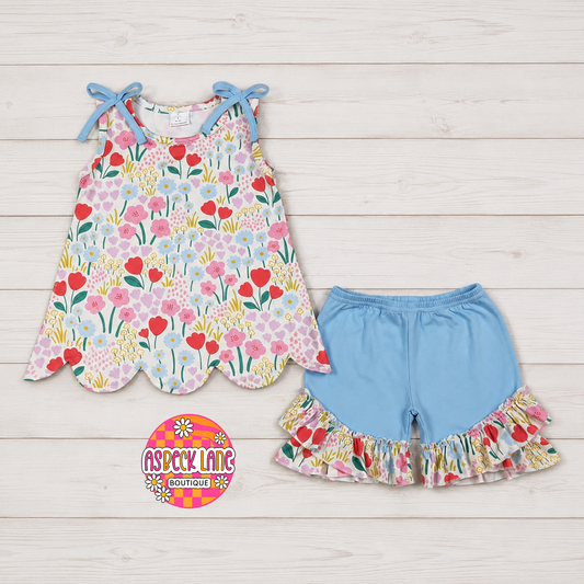 Wild Flower Tank Set